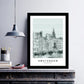 Amsterdam Netherlands Sketch Art Style Travel Poster Wall Art Print Home Decor Picture Wanderlust