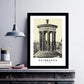 Edinburgh Sketch Art Style Travel Poster Wall Art Print Home Decor Picture Wanderlust