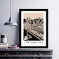 San Francisco United States Sketch Art Style Travel Poster Wall Art Print Home Decor Picture Wanderlust