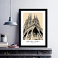 Barcelona Espana Sketch Art Style Travel Poster Wall Art Print Home Decor Picture Wanderlust