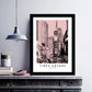 Times Square New York Sketch Art Style Travel Poster Wall Art Print Home Decor Picture Wanderlust