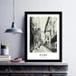 Rome Italy Sketch Art Style Travel Poster Wall Art Print Home Decor Picture Wanderlust